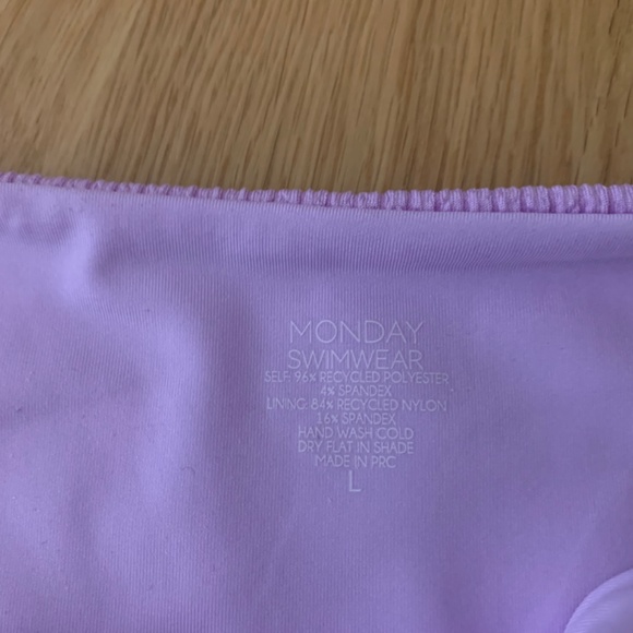 Monday Swimwear - Byron bottom (L) - Moon Crinkle - Picture 2 of 4